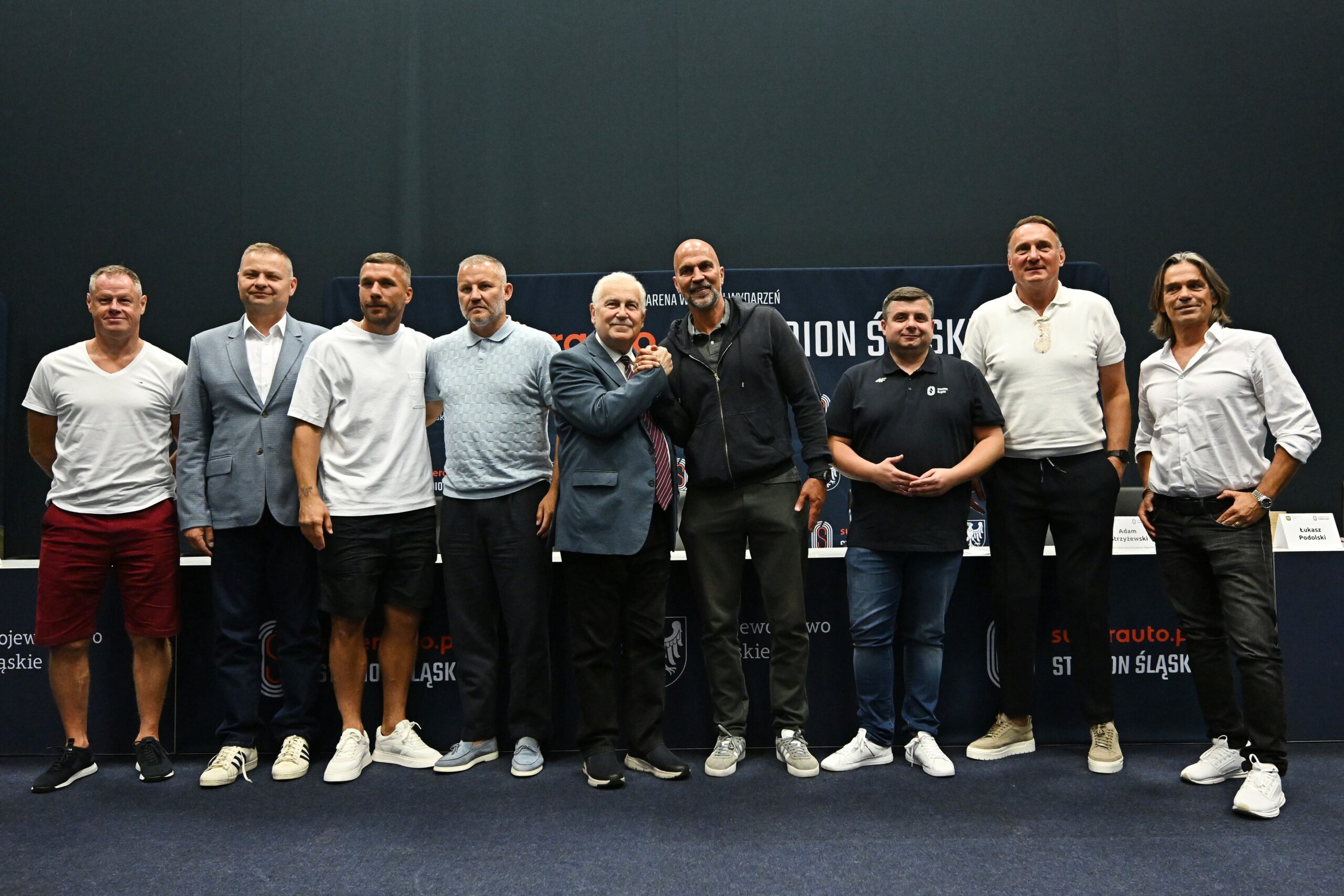 konferencja prasowa przed meczem legend Polska Niemcy