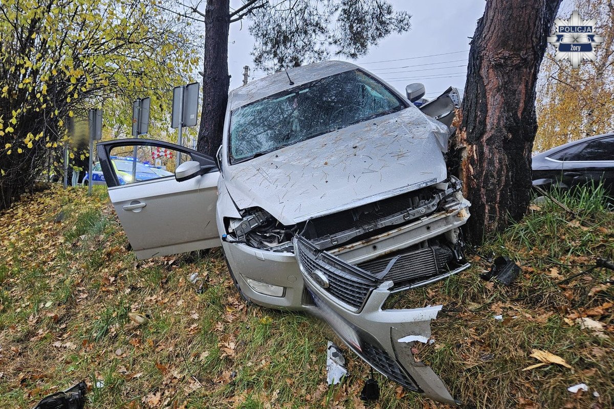 wypadek policja śląska